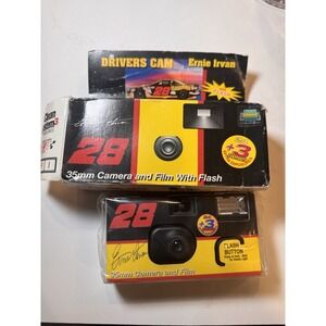 RARE VTG Ernie Irvan Drivers Film Camera 35mm 1996 SEALED NEW Rare-EBAY POP 0!